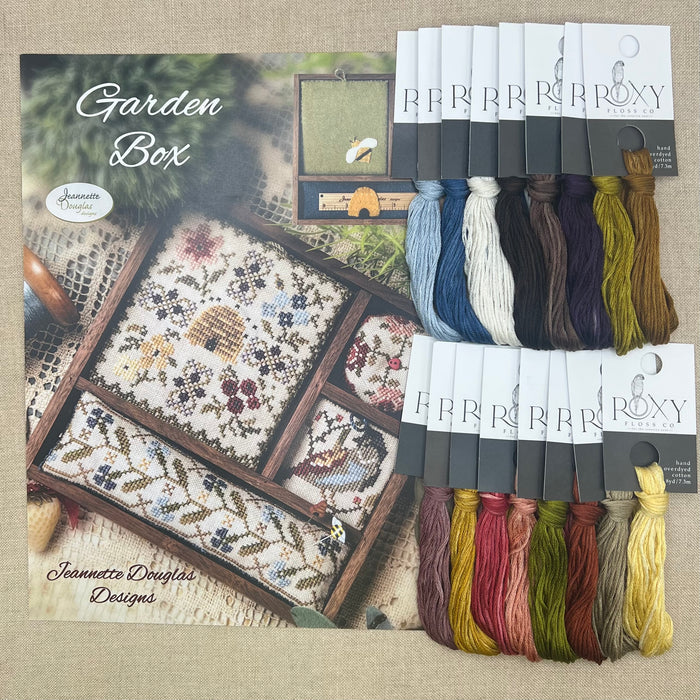 Jeannette Douglas Designs - Garden Box - Booklet Chart and/or Roxy Floss Conversion