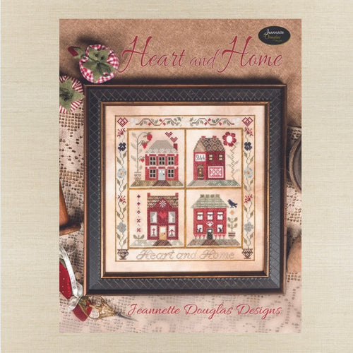 Jeannette Douglas Designs - Heart & Home - Booklet Chart and/or Roxy Floss Conversion