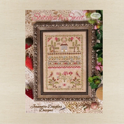 Jeannette Douglas Designs - Stitches Be Sweet - Booklet Chart and/or Roxy Floss Conversion