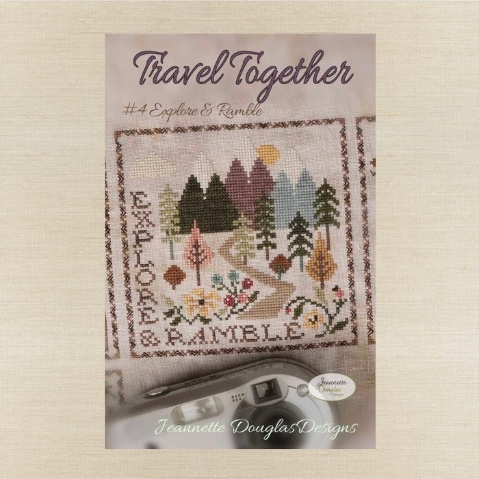 Jeannette Douglas Designs - Travel Together #4 Explore & Ramble - Booklet Chart