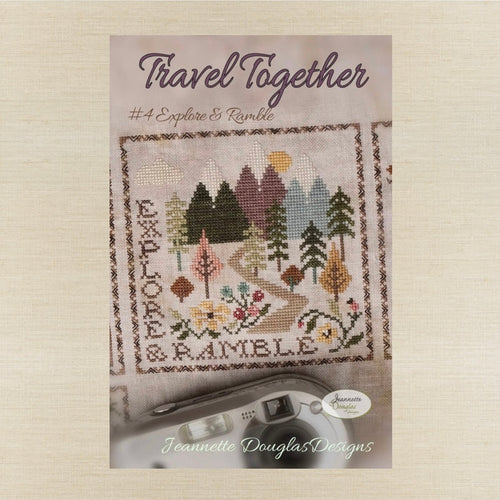 Jeannette Douglas Designs - Travel Together #4 Explore & Ramble - Booklet Chart