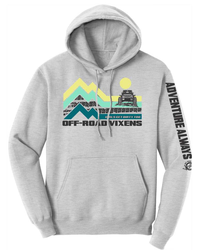 Jeep Adventure Unisex Pullover Hoodie - OFF-ROAD VIXENS CLOTHING CO.
