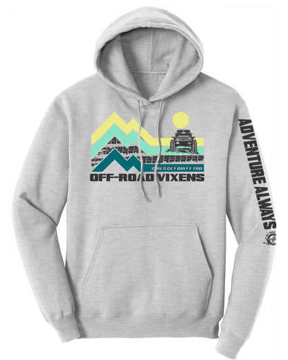 Jeep Adventure Unisex Pullover Hoodie - OFF-ROAD VIXENS CLOTHING CO.
