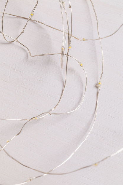 JENSEN LED STRING LIGHT WITH SOLAR CHARGER