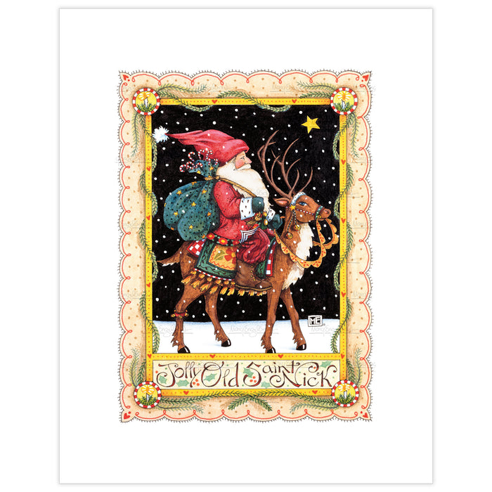 Jolly Old Saint Nick Fine Art Print