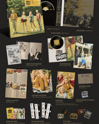 KARD - 7TH MINI ALBUM [Where To Now? (Part.1 : Yellow Light)]
