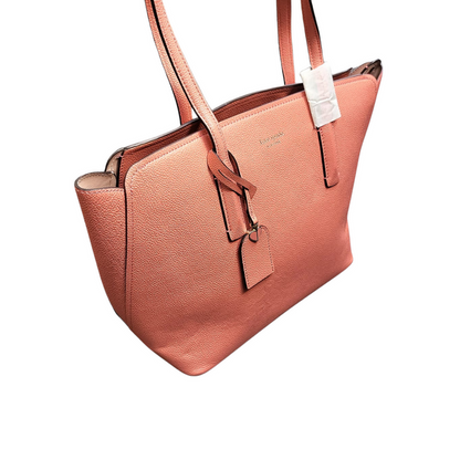 Kate Spade Leather Shoulder Bag Orange Peach
