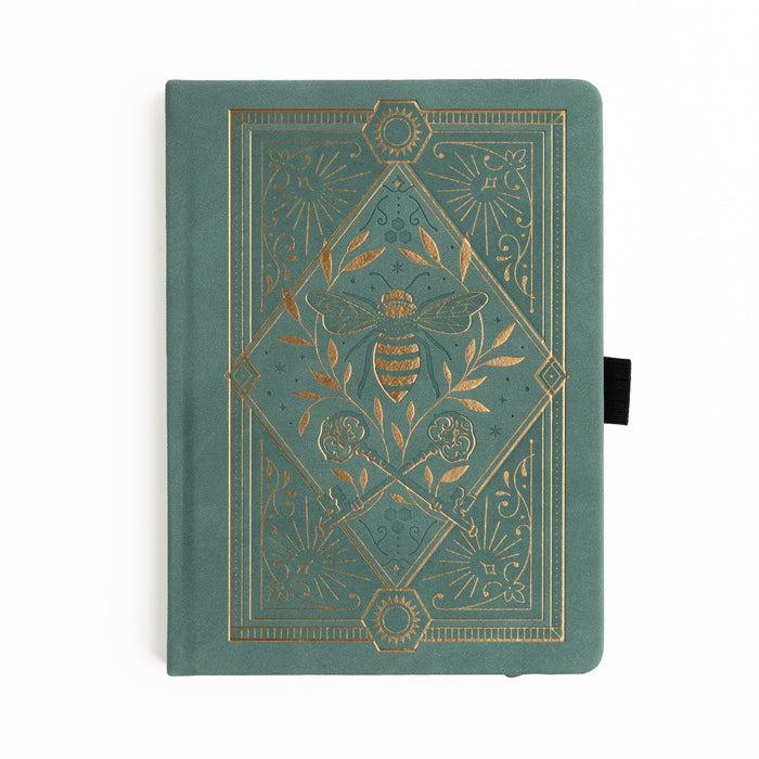 Keeper of the Bees in Soft Teal: Notebook - Archer and Olive