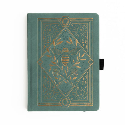 Keeper of the Bees in Soft Teal: Notebook - Archer and Olive