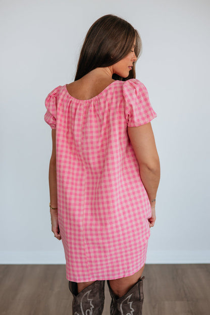 Kelci Gingham Dress