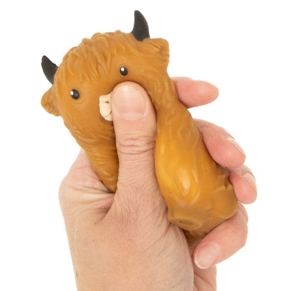 Keycraft 3 Inch Squishy Highland Cow Sensory Fidget Toy - Assorted