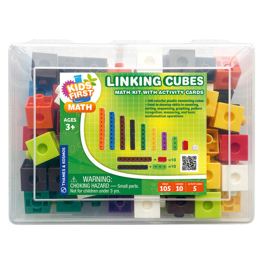 Kids First Math: Linking Cubes Math Kit with Activity Cards STEM Thames & Kosmos