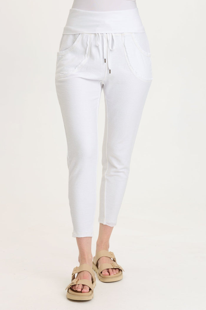 Wearables Kiefer Slim Leg Crepe Knit Pant
