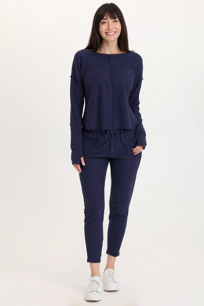 Wearables Kiefer Slim Leg Crepe Knit Pant