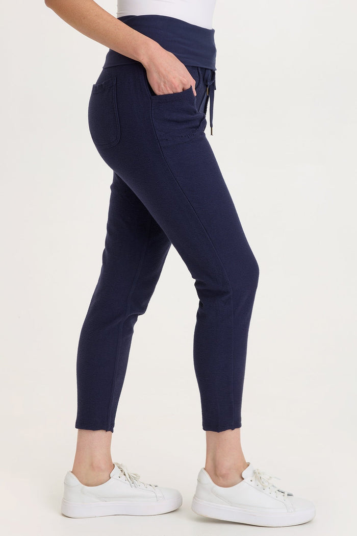 Wearables Kiefer Slim Leg Crepe Knit Pant