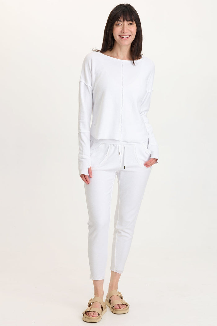 Wearables Kiefer Slim Leg Crepe Knit Pant