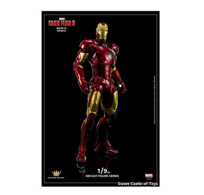 King Arts, DFS016 1/9th Iron Man 3 (Mark III) Diecast Figurine