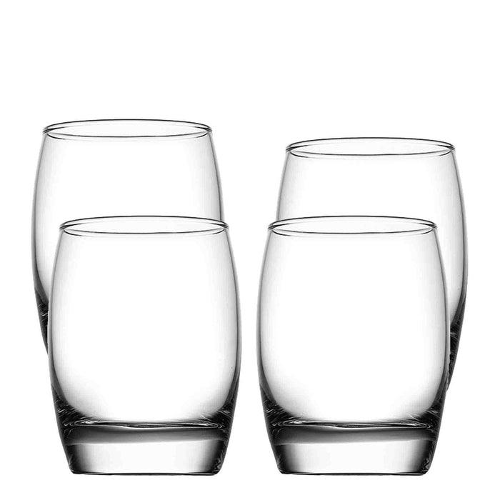 Kitchen Life 4 Piece 270ml Tumblers Set - Clear