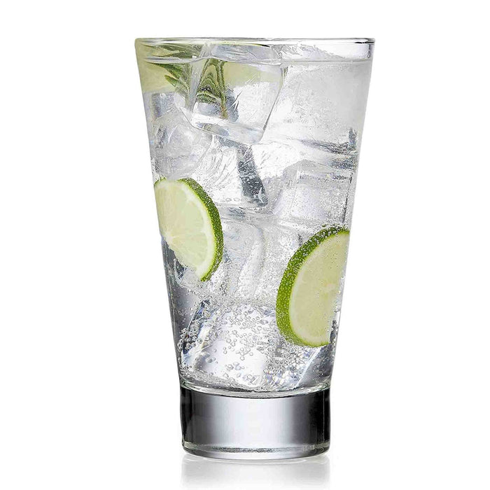 Kitchen Life 4 Piece 385ml Alderley Crystal  Hiball Glass Set - Clear