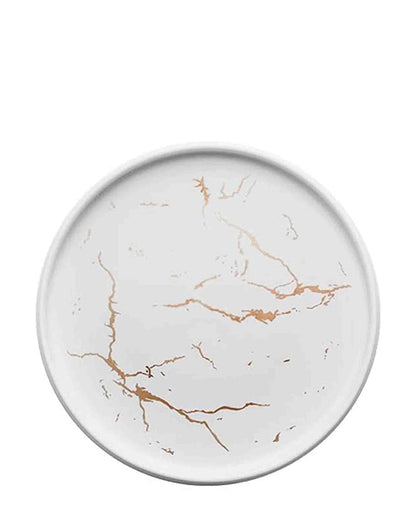 Kitchen Life Round Side Plate - White