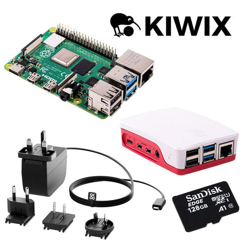 Kiwix Raspberry Pi 4 Hotspot Kit [Discontinued] by Kiwix - The Pi Hut