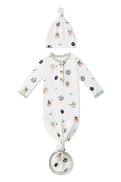 Knotted Gown with Hat Set in Grogu™ shown on a white surface
