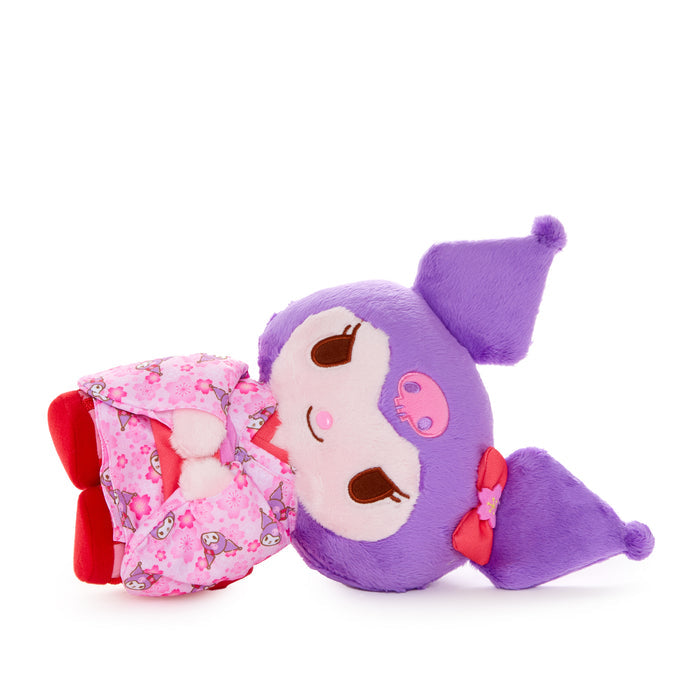 Kuromi 10” Pink Standing Plush (Spring Kimono Series) Plush NAKAJIMA CORPORATION