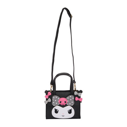 Kuromi 2-Way Mini Black Handbag (Dainty Doll Series) Bags Global Original