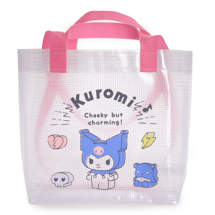 Kuromi 2-Way Vinyl Tote Bag (Besties Friend Series) Bags NAKAJIMA CORPORATION