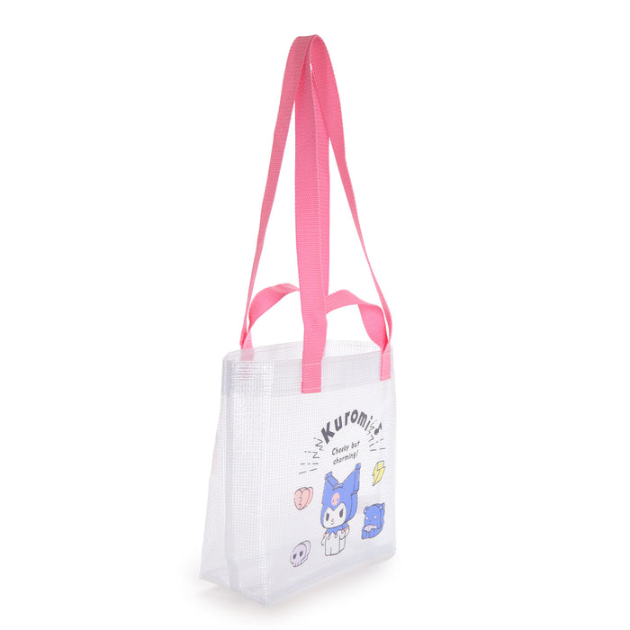 Kuromi 2-Way Vinyl Tote Bag (Besties Friend Series) Bags NAKAJIMA CORPORATION