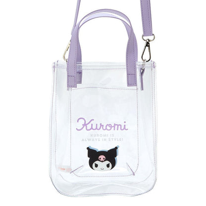 Kuromi Clear 2-Way Mini Tote Bags Japan Original