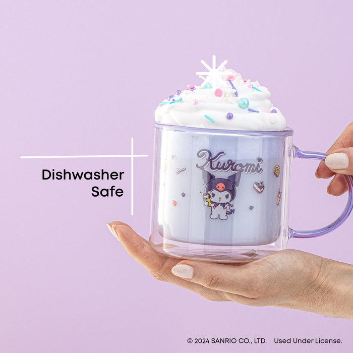 Kuromi Double Wall Coffee Mug Home Goods JoyJolt
