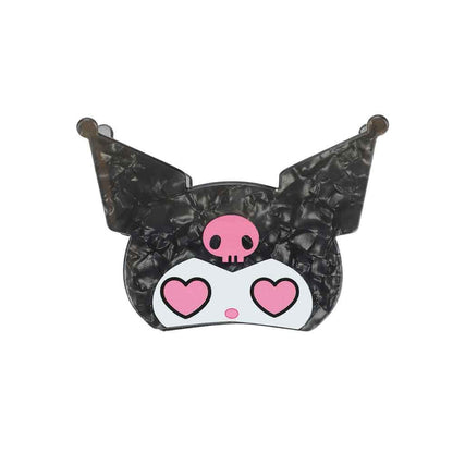 Kuromi Heart Eyes Hair Clip Accessory BIOWORLD