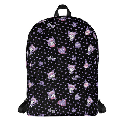Kuromi Sleepover All-Over Print Backpack Backpacks Printful Default Title