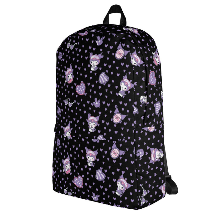 Kuromi Sleepover All-Over Print Backpack Backpacks Printful