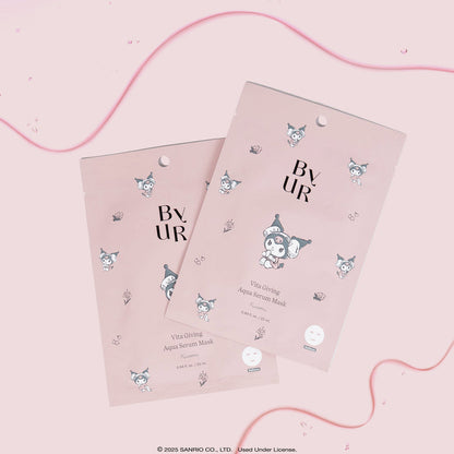 Kuromi x ByUR Vita Giving Aqua Serum Mask (Sanrio K-Spa Edition) Beauty ByUR US