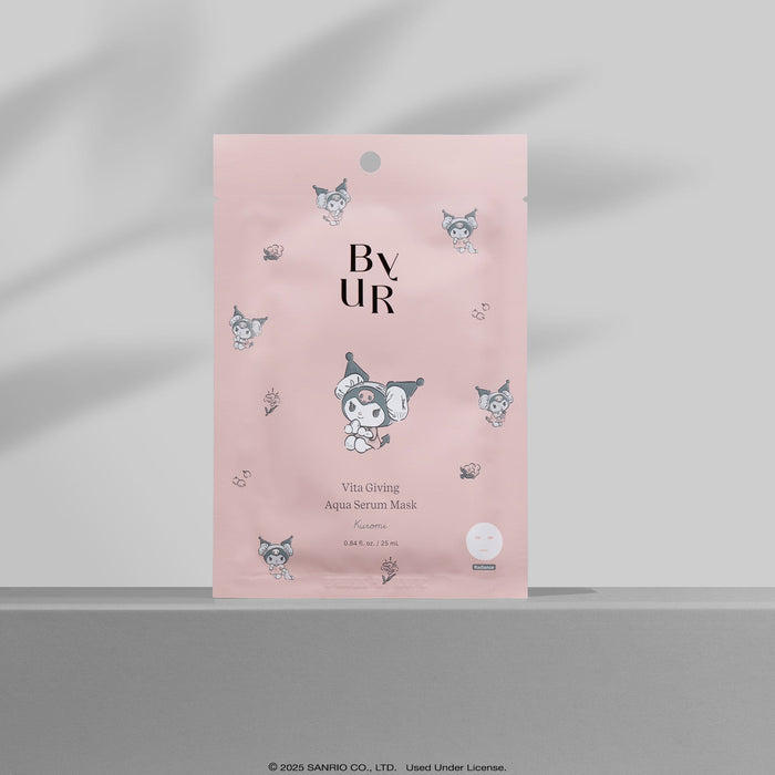 Kuromi x ByUR Vita Giving Aqua Serum Mask (Sanrio K-Spa Edition) Beauty ByUR US