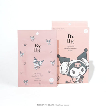 Kuromi x ByUR Vita Giving Aqua Serum Mask (Sanrio K-Spa Edition) Beauty ByUR US