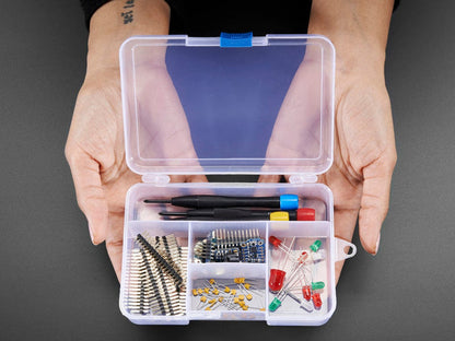 Latching 5-Compartment Storage Box by The Pi Hut - The Pi Hut
