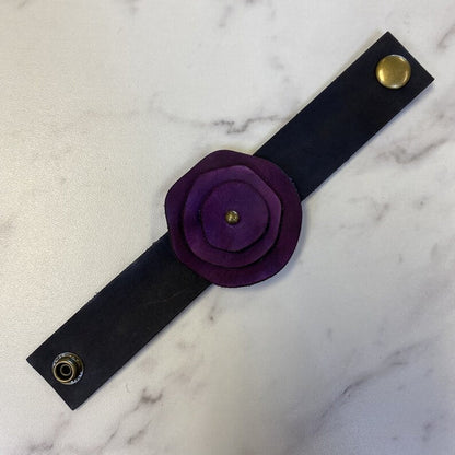 Leather Scarf Cuff