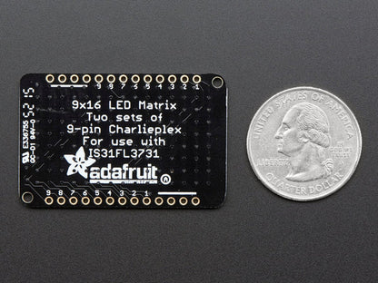 LED Charlieplexed Matrix - 9x16 LEDs - Cool White [Discontinued] by Adafruit - The Pi Hut
