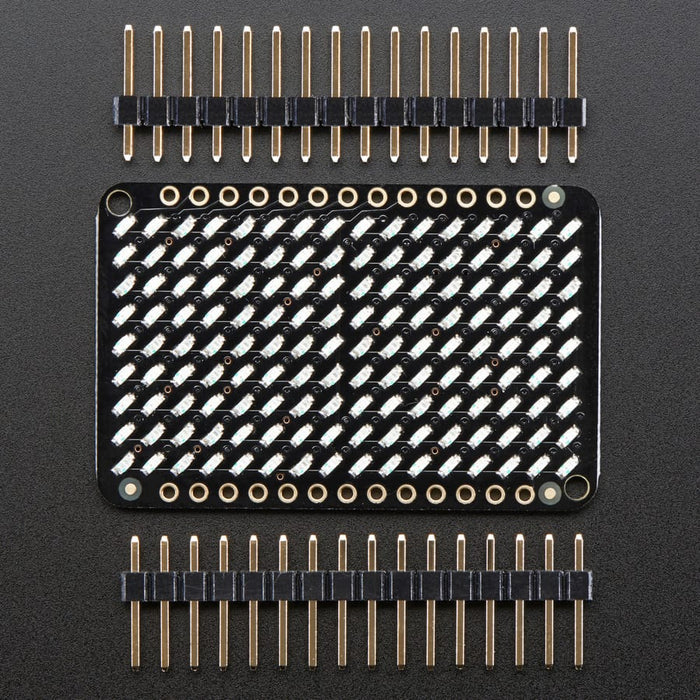LED Charlieplexed Matrix - 9x16 LEDs - Yellow by Adafruit - The Pi Hut