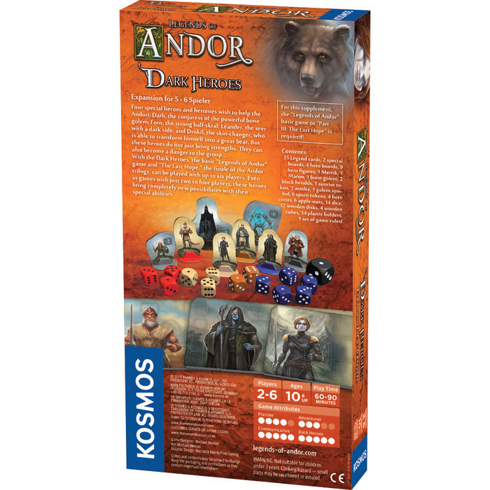 Legends of Andor: Dark Heroes (Expansion Pack) Games Thames & Kosmos