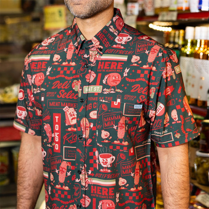 RSVLTS RSVLTS Short Sleeve Shirt Let's All Go to the Deli – KUNUFLEX Short Sleeve Shirt Let's All Go to the Deli – KUNUFLEX Short Sleeve Shirt