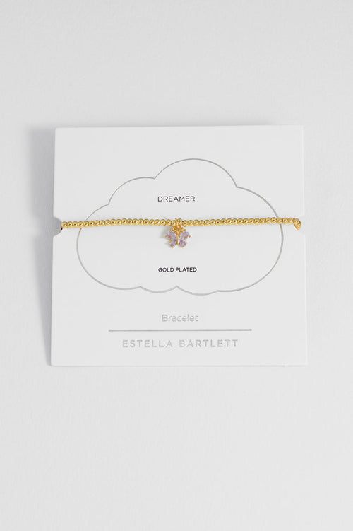 Lilac CZ Butterfly Sienna Bracelet