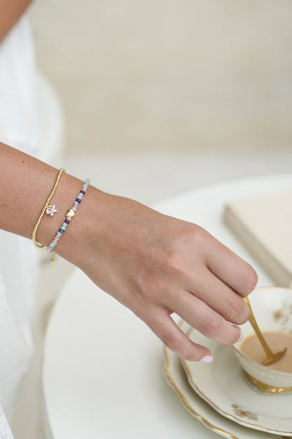 Lilac CZ Butterfly Sienna Bracelet