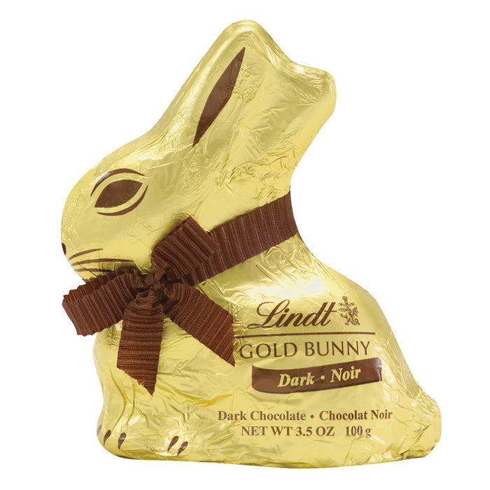 Lindt Dark Chocolate Gold Foil Bunny Candy - 16 Count