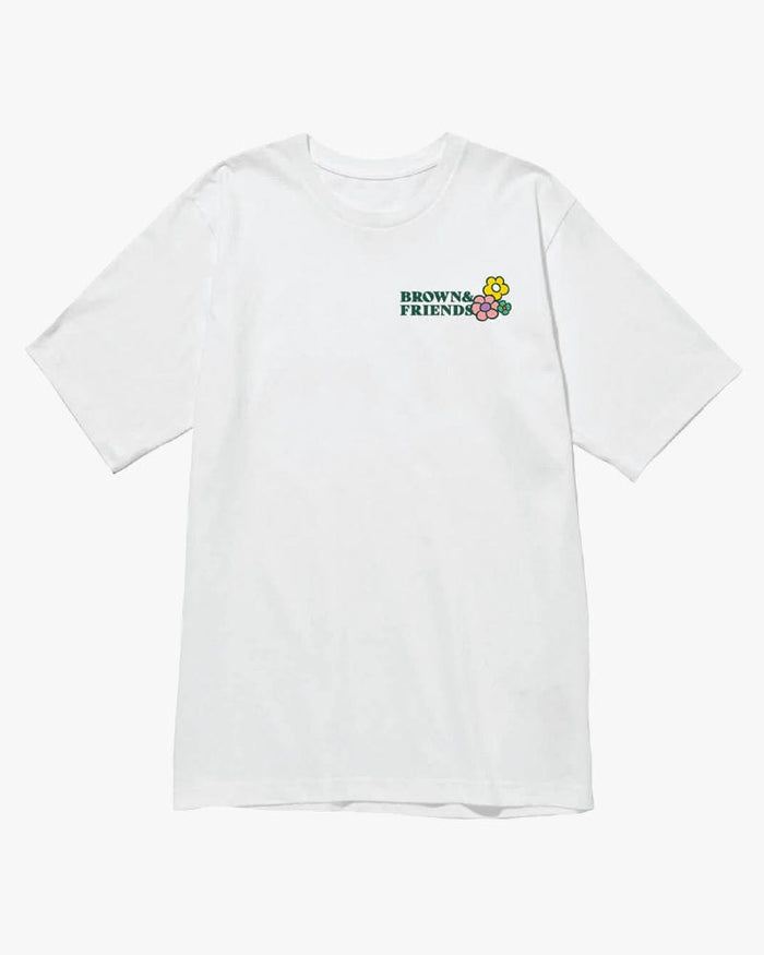 LINE FRIENDS Go Green T-Shirt - White