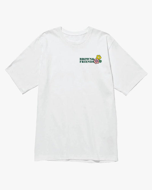 LINE FRIENDS Go Green T-Shirt - White