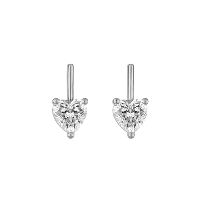 sterling silver / medium / pair